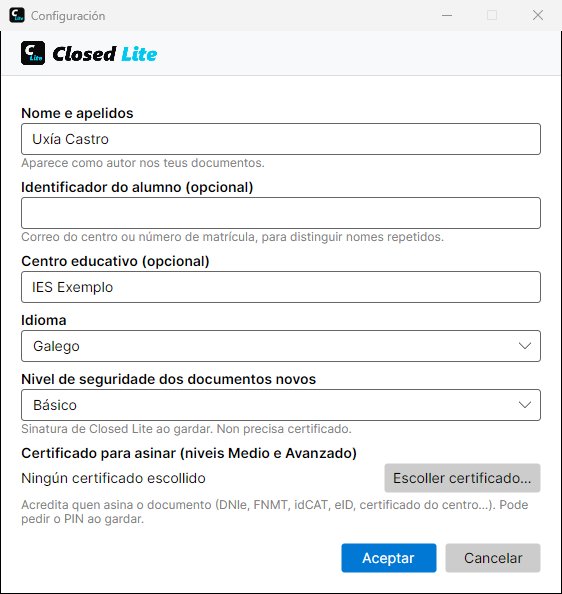 Configuración