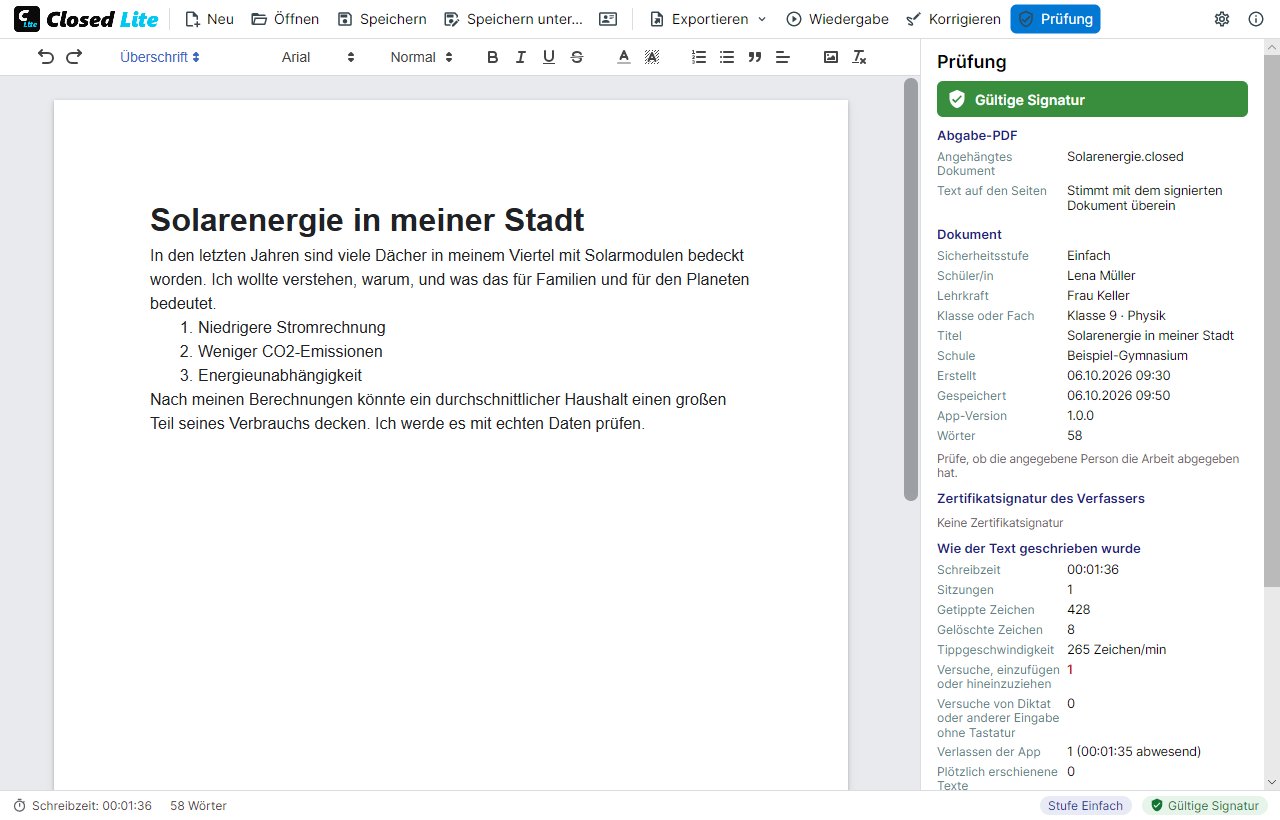 Ein Abgabe-PDF prüfen