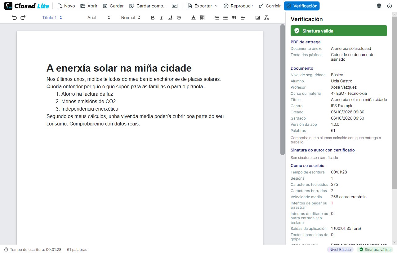 Verificar un PDF de entrega