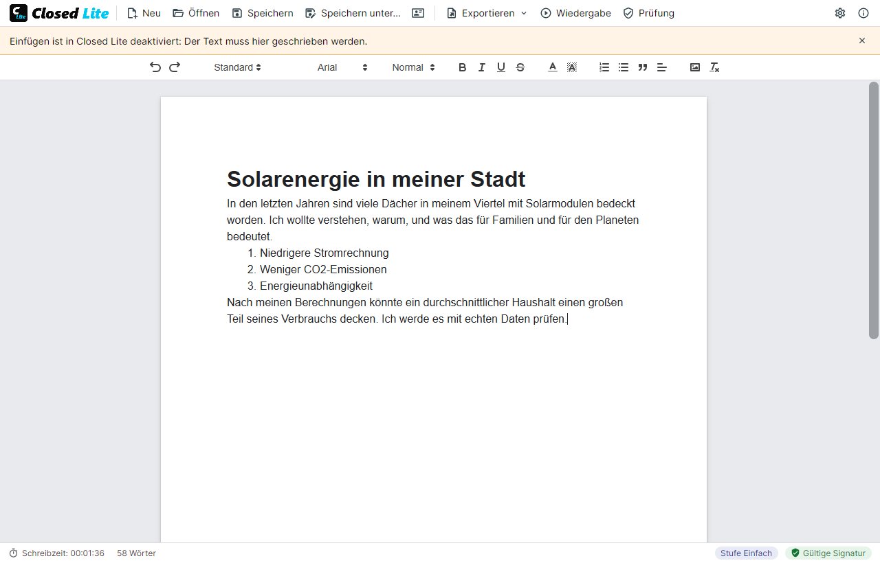 Einfügen gesperrt